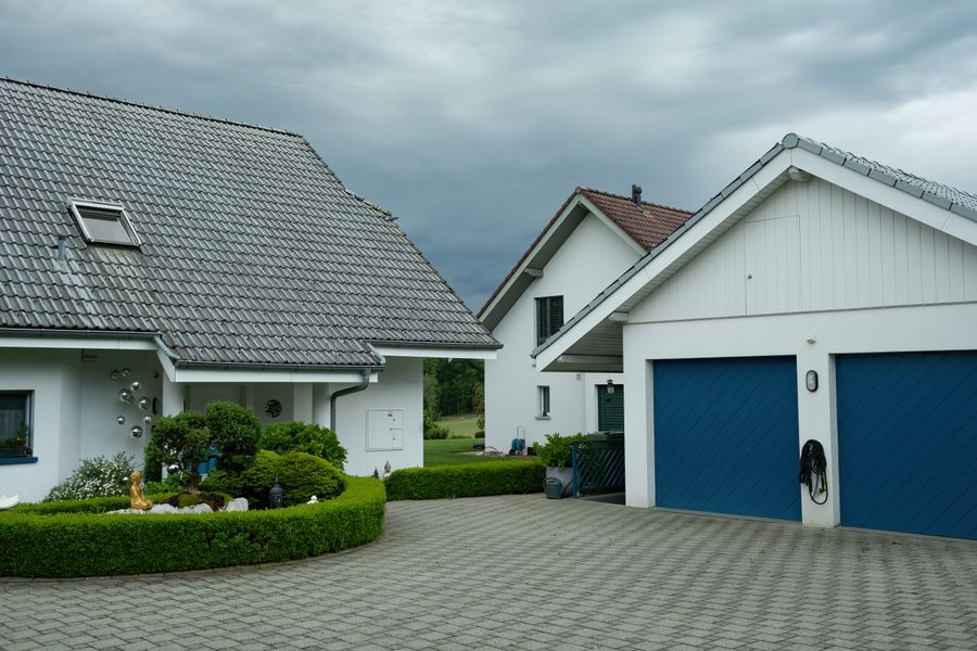 A mid-century ranch on a wide lot